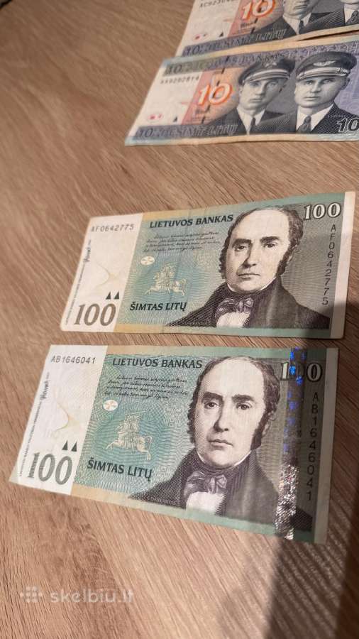 100 litų 2000 2007