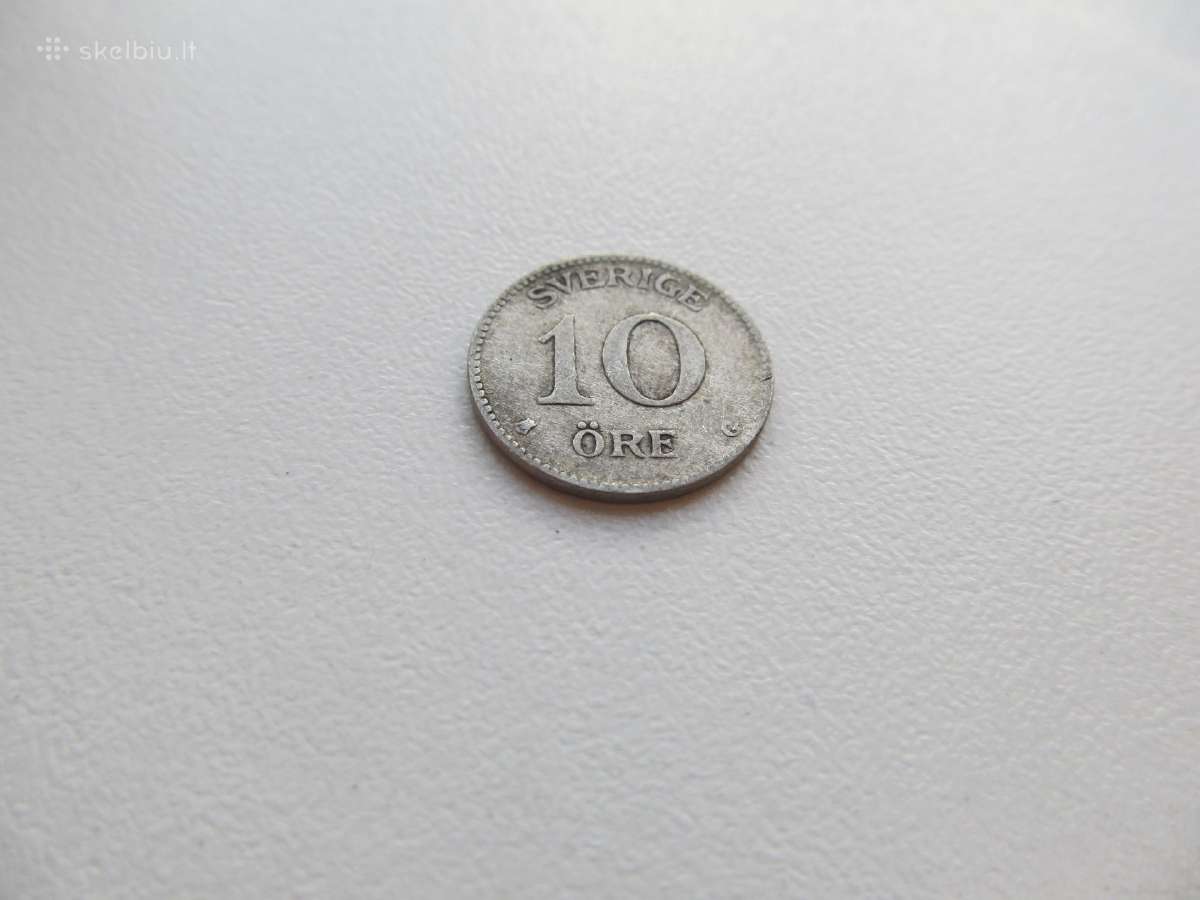 10 ore , Švedija , 1929 sidabras G