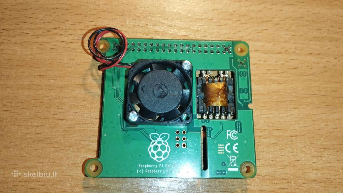 Raspberry Pi4 4gb su Poe-hat ir korpusu - nuotraukos Nr. 6