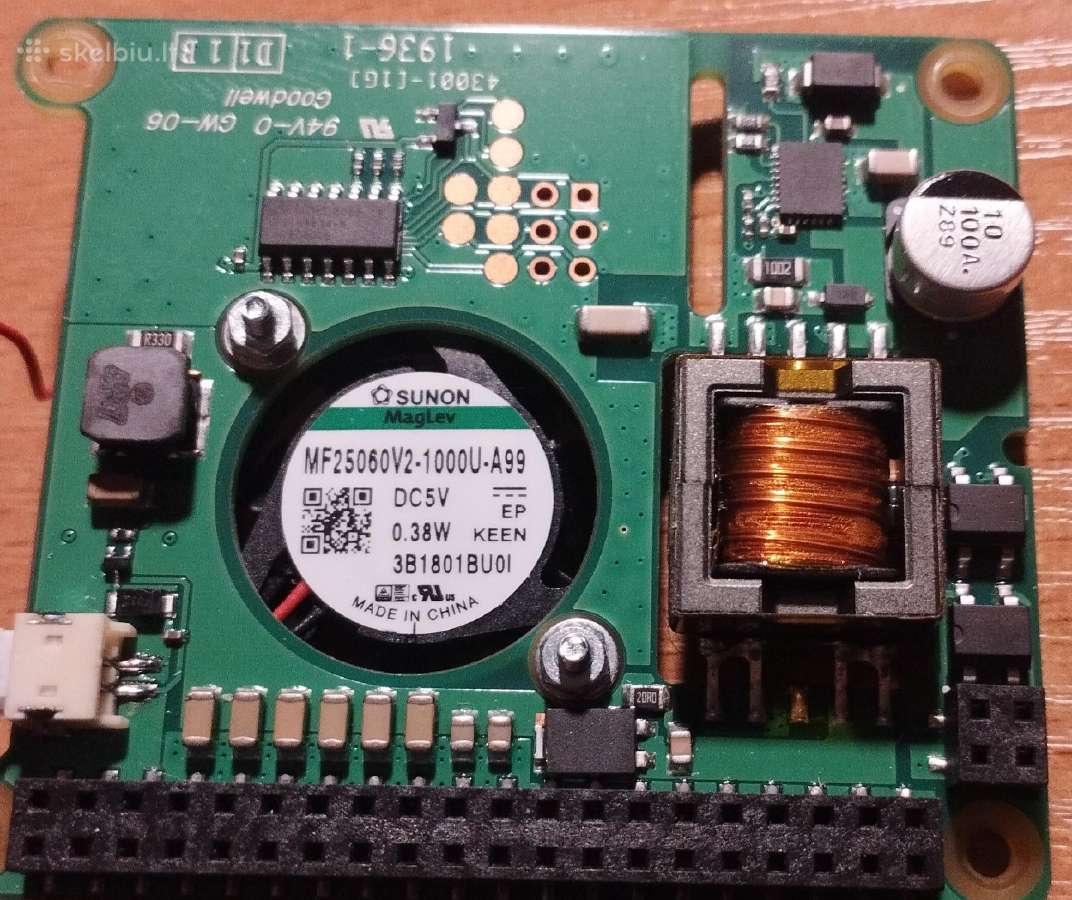 Raspberry Pi4 4gb su Poe-hat ir korpusu - nuotraukos Nr. 4