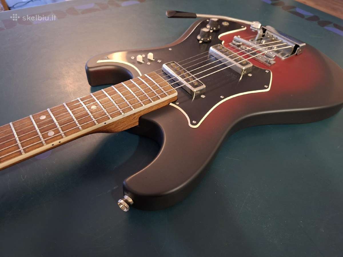 Teisco Top Twenty gitara 70tieji Japonija - nuotraukos Nr. 3