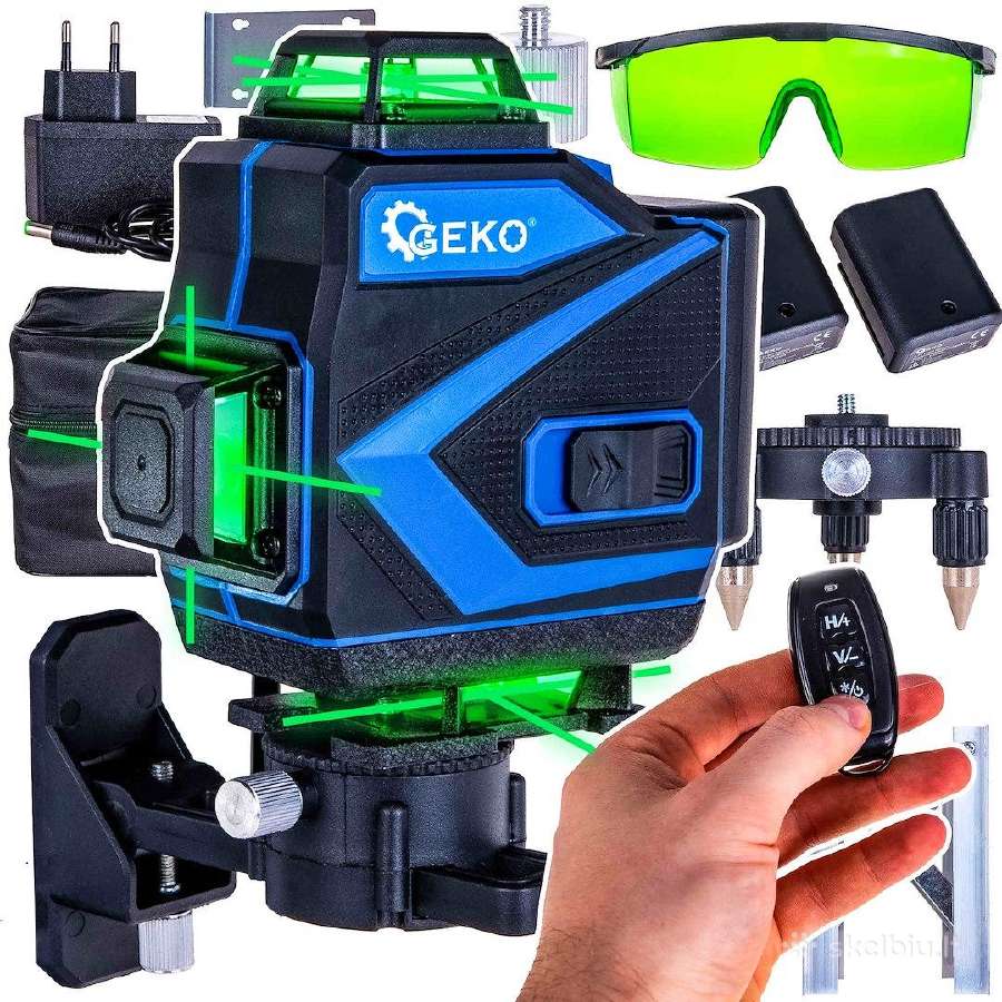 Lazerinis nivelyras 360 4d + priedai