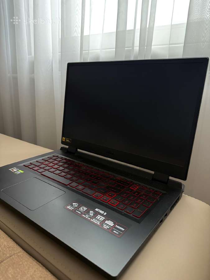 Nešiojamas kompiuteris Acer Nitro 5 An517-43-r87e - nuotraukos Nr. 3