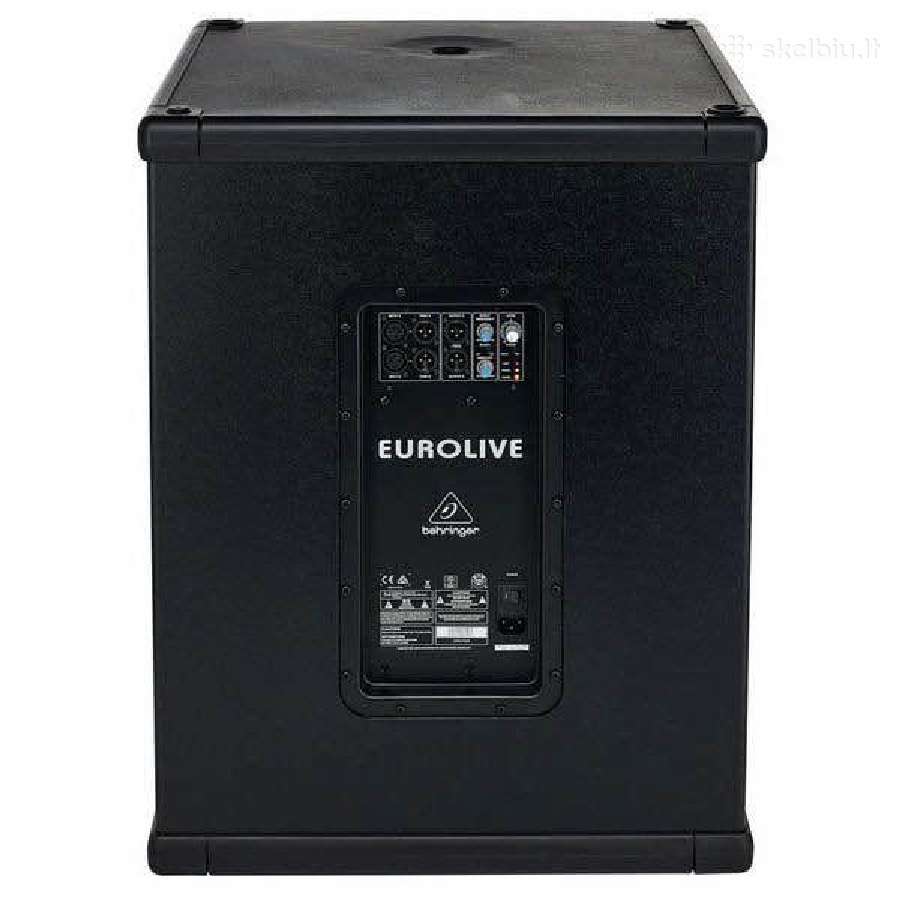 Parduodu Behringer B1800xp sub kolonėles (2vnt.) - nuotraukos Nr. 3