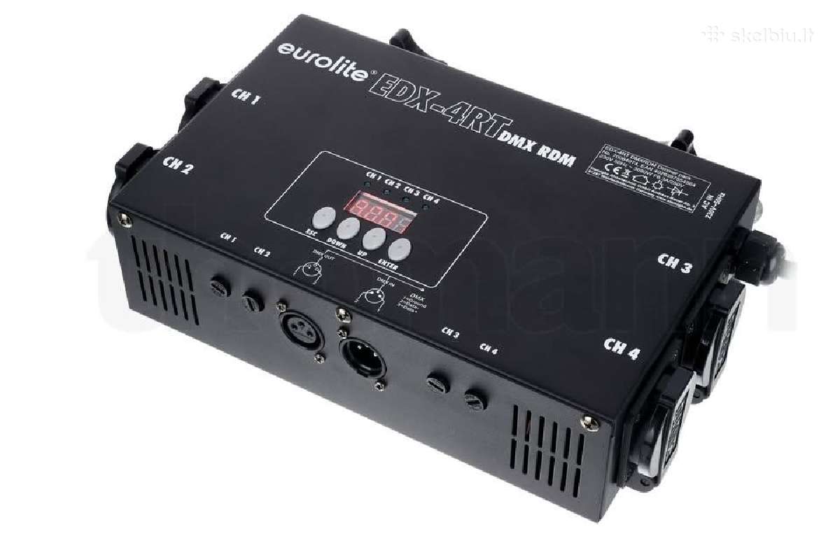 Parduodu Eurolite Edx-4rt Dmx Rdm dimerius (4 vnt.