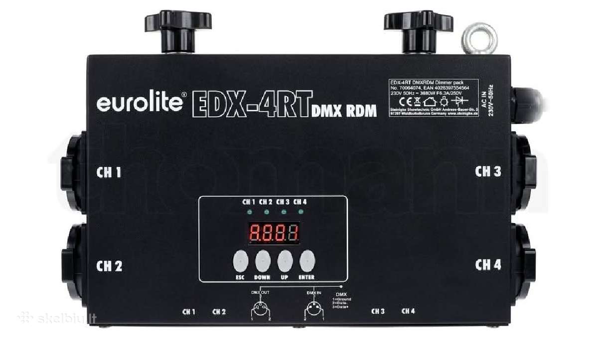 Parduodu Eurolite Edx-4rt Dmx Rdm dimerius (4 vnt. - nuotraukos Nr. 2