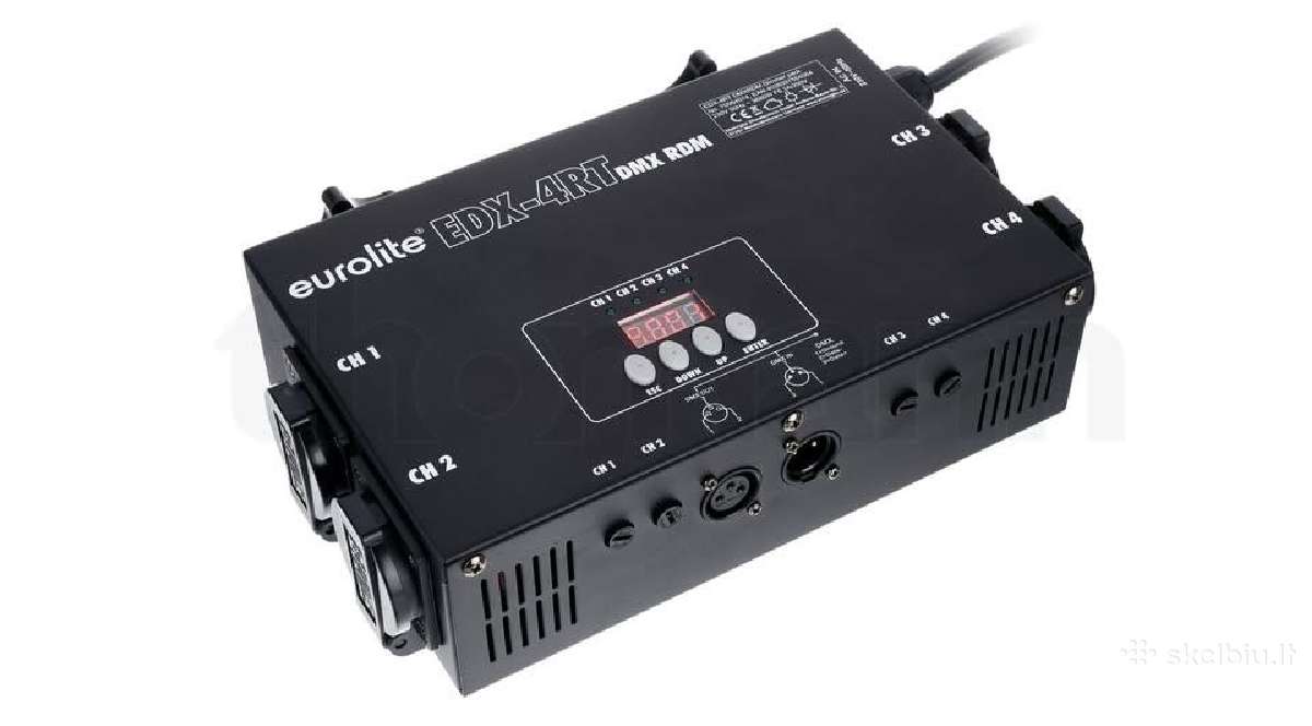 Parduodu Eurolite Edx-4rt Dmx Rdm dimerius (4 vnt. - nuotraukos Nr. 4