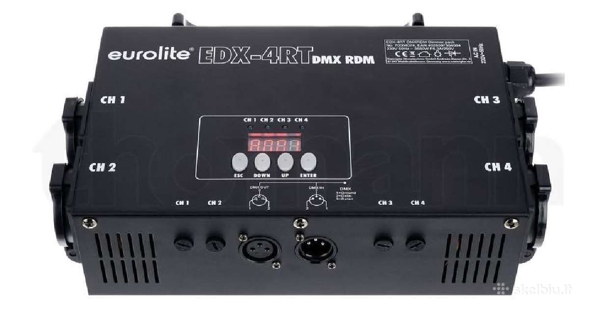 Parduodu Eurolite Edx-4rt Dmx Rdm dimerius (4 vnt. - nuotraukos Nr. 5
