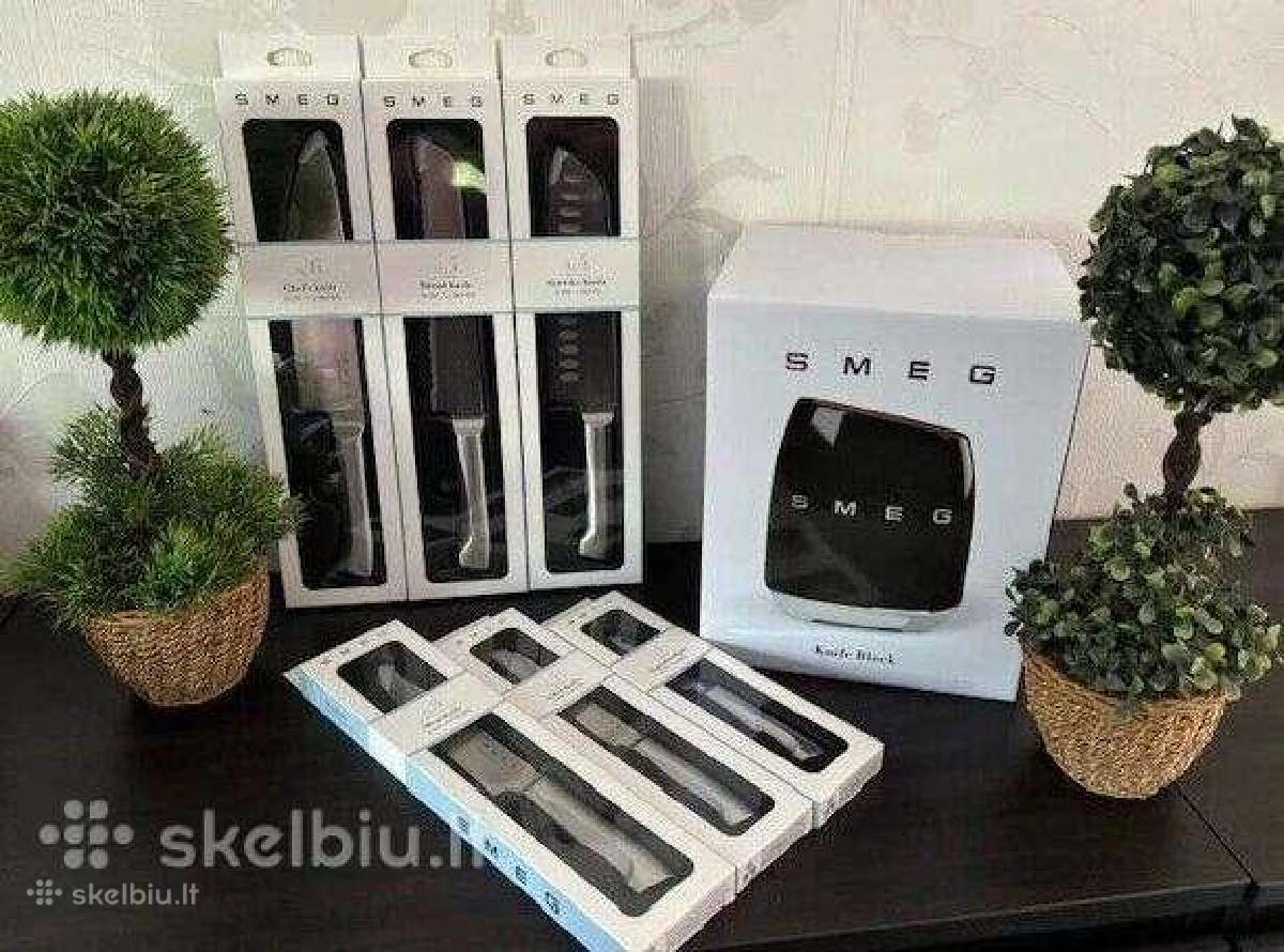 Smeg 6 peilių rinkinys su stovu - nuotraukos Nr. 3