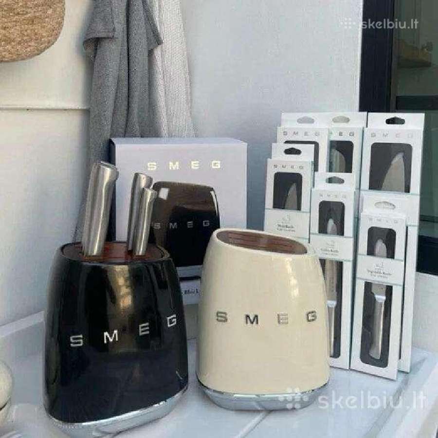 Smeg 6 peilių rinkinys su stovu - nuotraukos Nr. 5