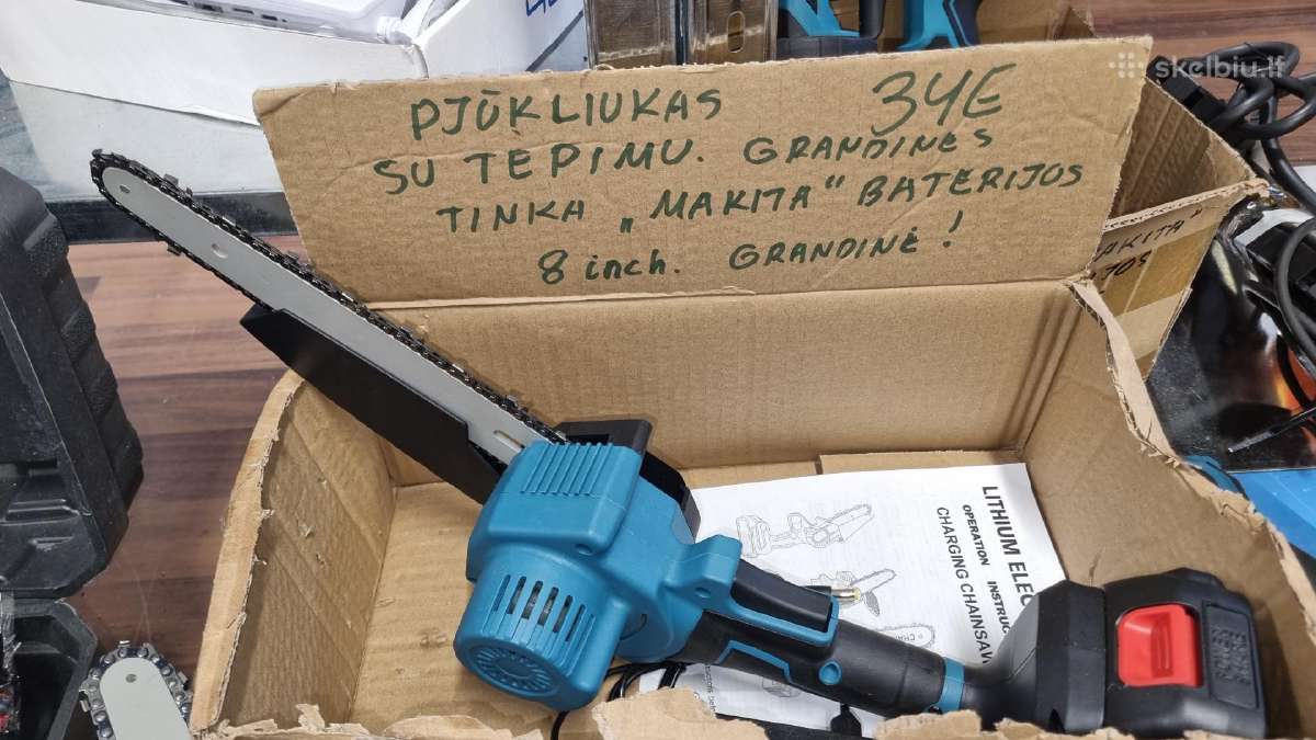Aku.grandininis pjuklas - nuotraukos Nr. 7