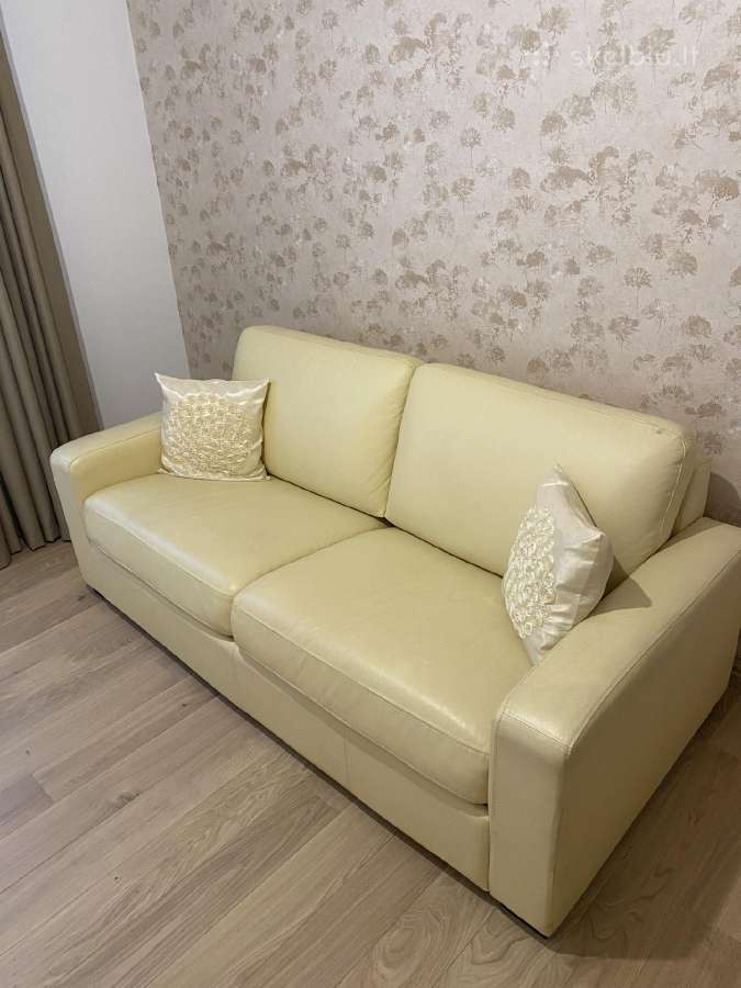Sofa su miegamu mechanizmu + Dovana stalas