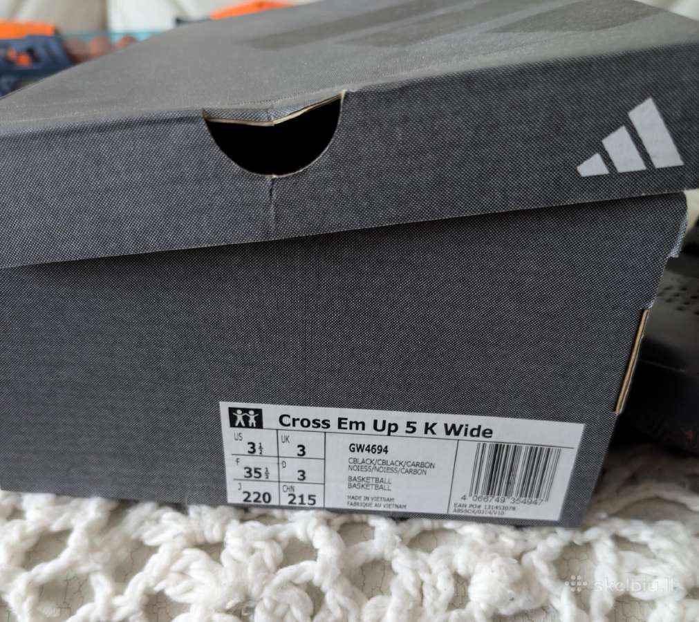 Adidas cross em up 5 k wide krepšinio kedai - nuotraukos Nr. 3