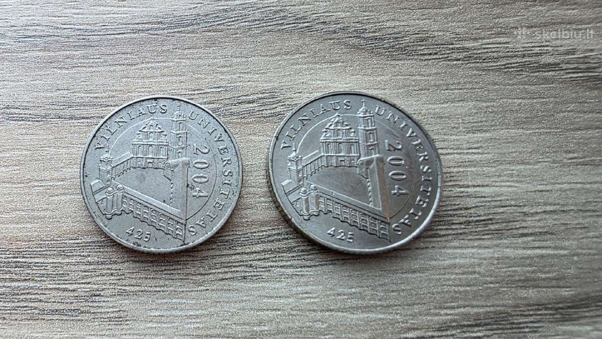 2004 metų 1 litas Vilniaus Universitetas