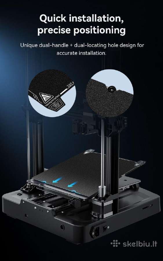 3D spausdintuvas Creality Ender-3v3 Se 220x220x250 - nuotraukos Nr. 22