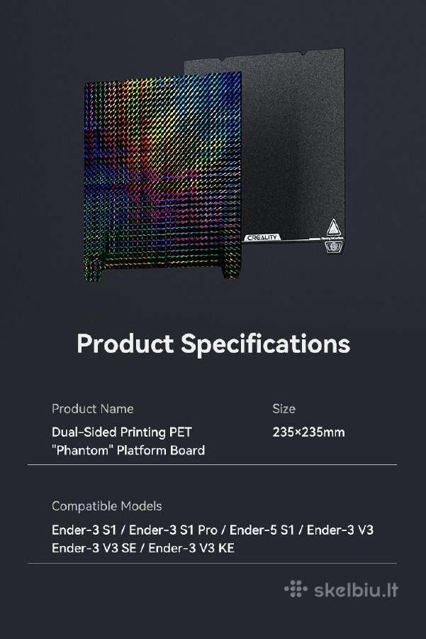 3D spausdintuvas Creality Ender-3v3 Se 220x220x250 - nuotraukos Nr. 23