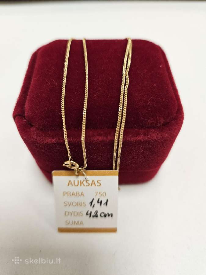 Auksinė grandinėlė - 175 Eur.