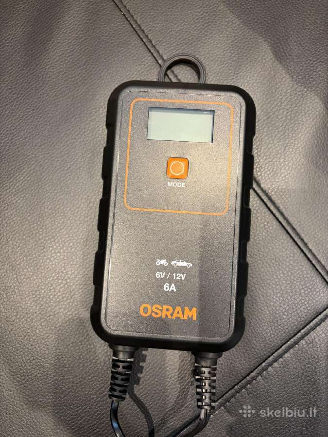 Akumuliatoriaus įkroviklis, 6/12v, 6a,osram