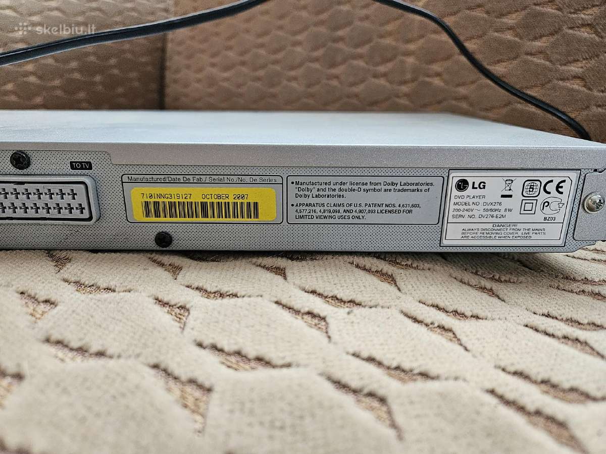 Dvd grotuvas LG - nuotraukos Nr. 3