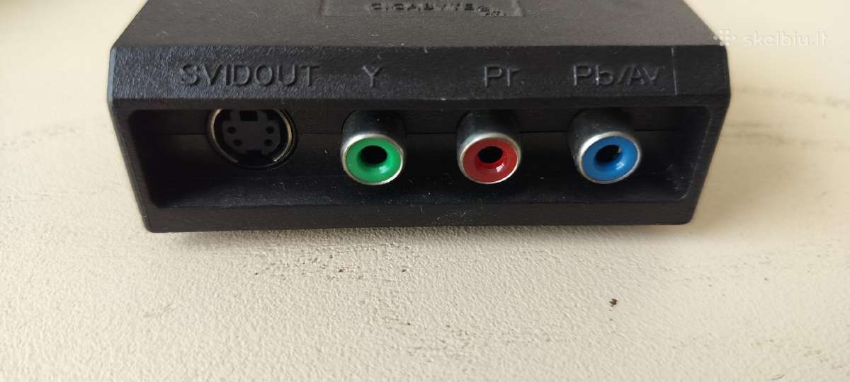 „Gigabyte S-video“ 9 kontaktų Rgb adapteris Nvidia