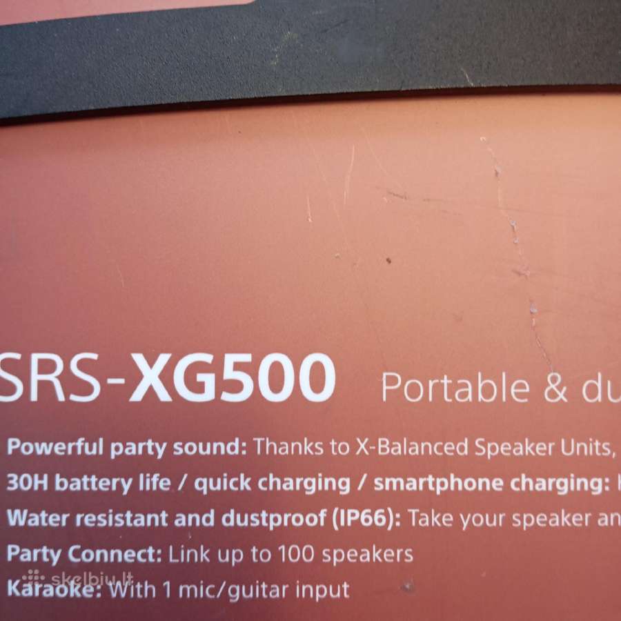 Sony srs-xg 500 - nuotraukos Nr. 3