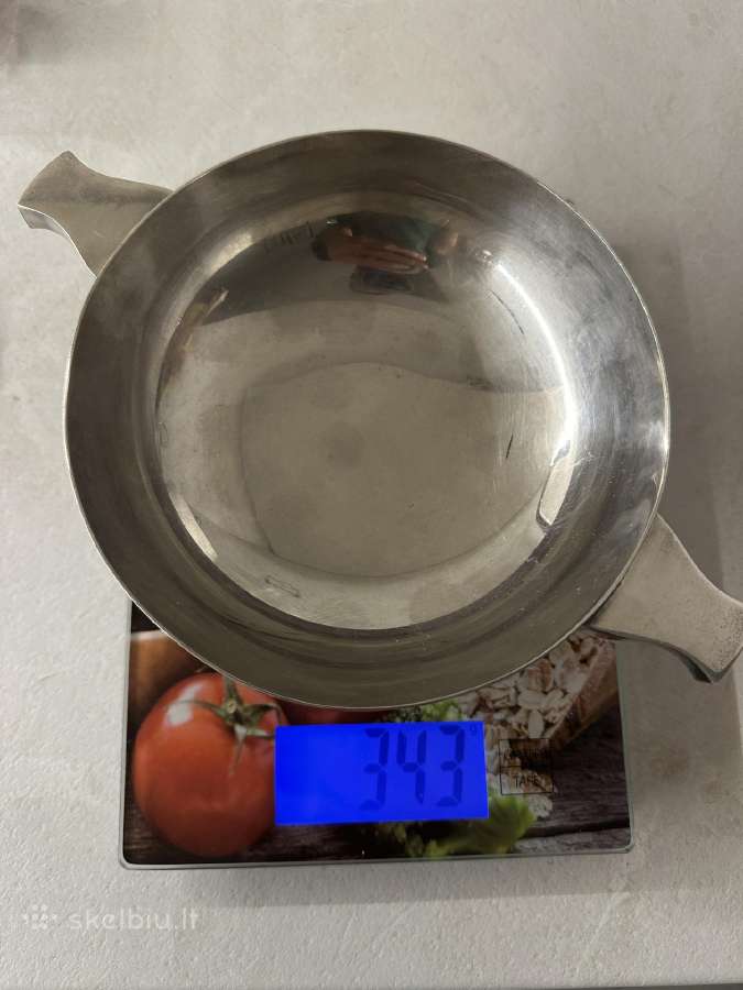 925 Sidabro angliškas indas