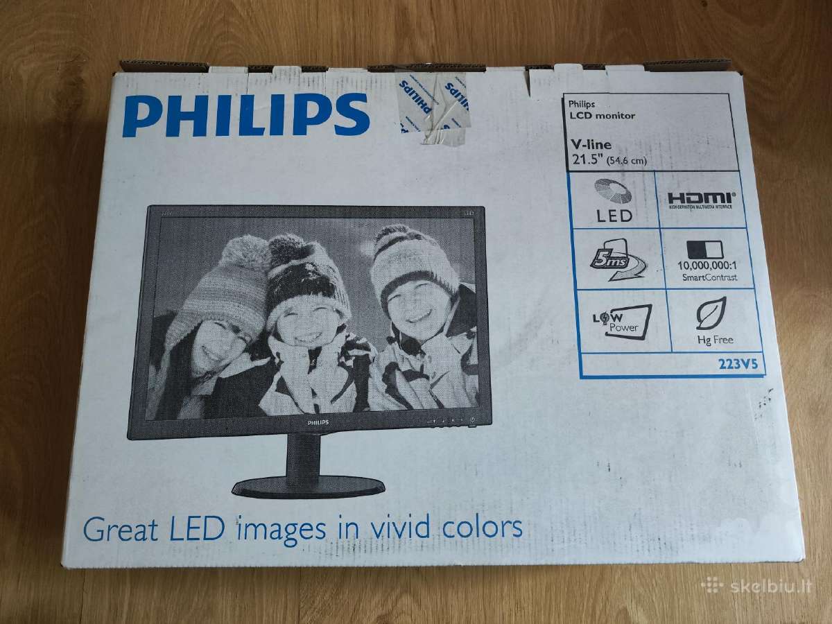 Monitorius Philips 223v5lhsb2