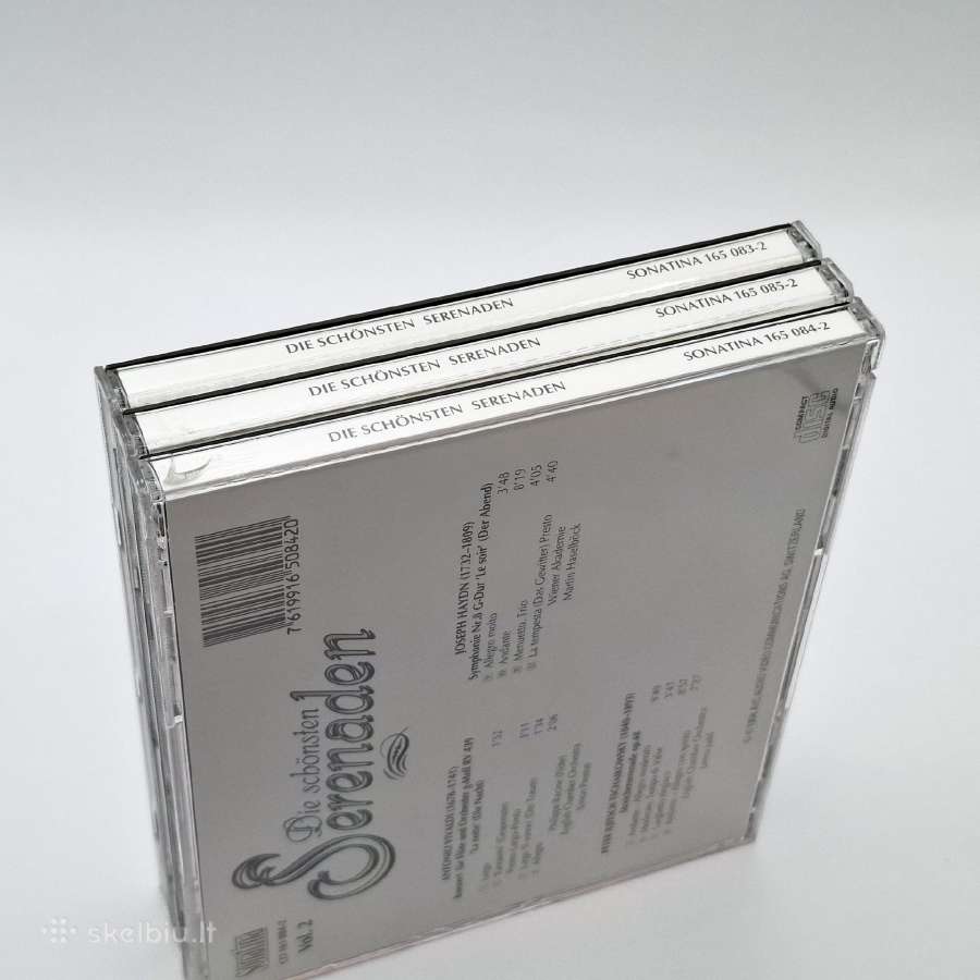 Mendelssohn, Mozart - Die Schönsten Serenaden 3xcd - nuotraukos Nr. 3