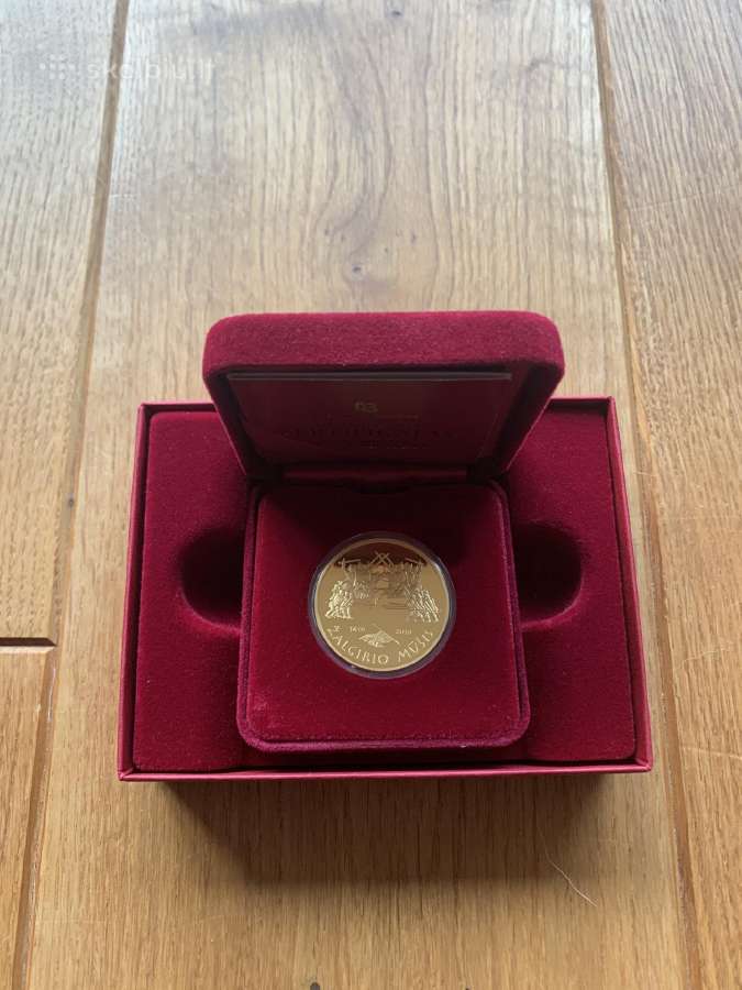 Žalgirio mūšis Auksinė moneta 500 Lt 2010 m. 1 oz - nuotraukos Nr. 4