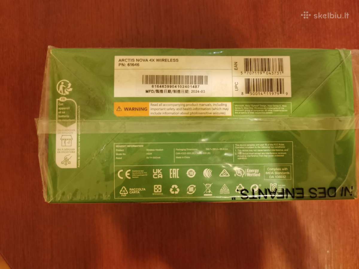 Steelseries Arctis Nova 4x Wireless - nuotraukos Nr. 3