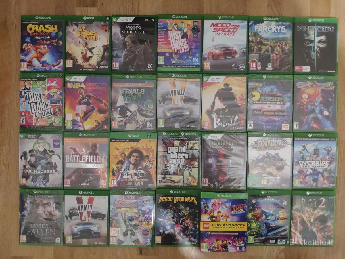 Xbox one zaidimai, series x zaidimai, pigiai