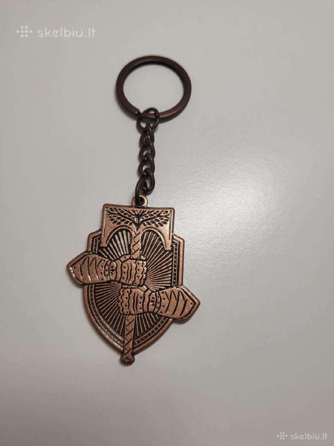 Metalinis Destiny Rise of Iron raktų pakabukas