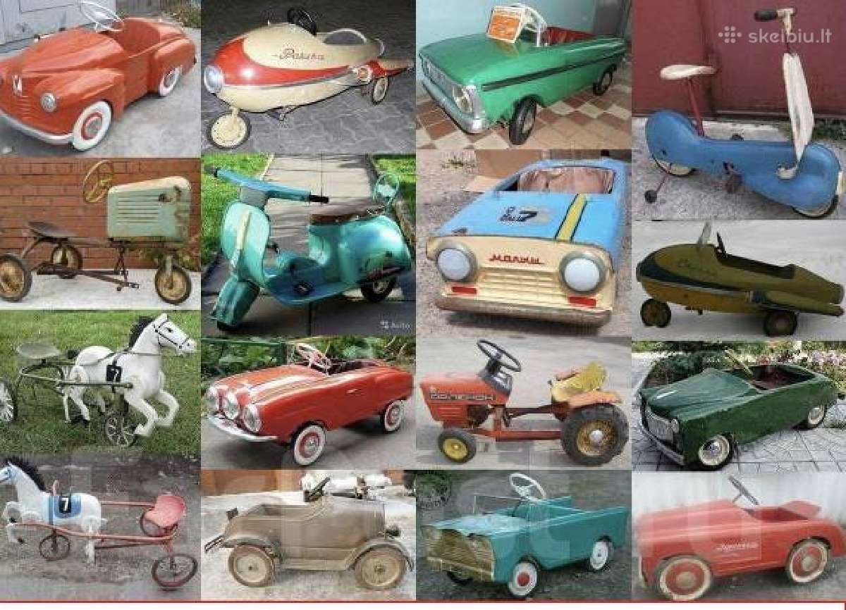 Ieskau pirkti tarybiniu laiku pedaliniu masineliu