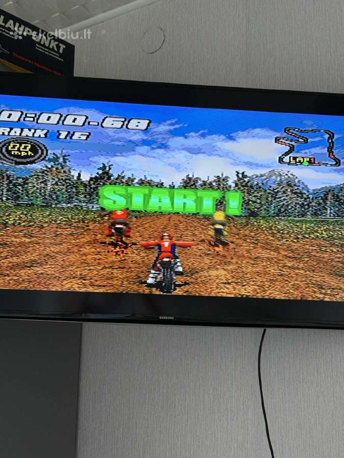 Hasbro Mx Dirt Rebel TV moto vaizdo zaidimas retro - nuotraukos Nr. 5