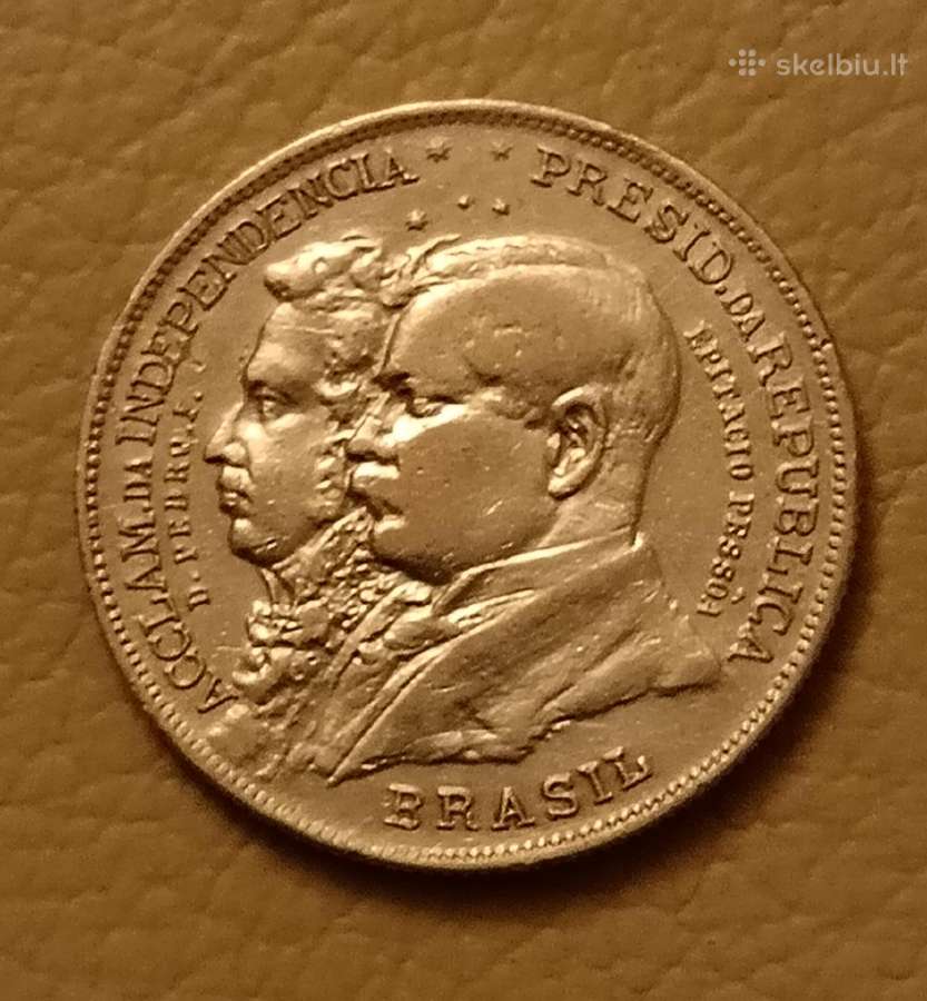 1922 m. Brazilija 2000 realų - nuotraukos Nr. 2