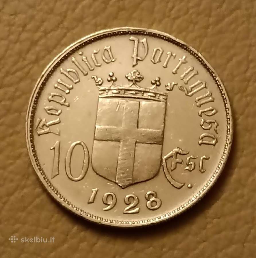 Portugalija 10 eskudų 1928 m. - nuotraukos Nr. 2