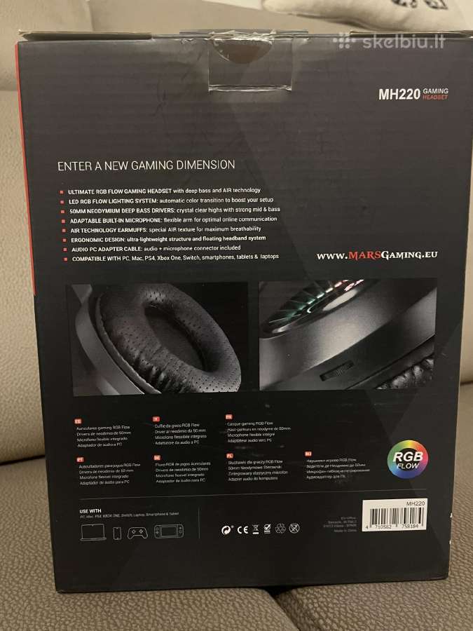 Žaidimų ausinės Marsgaming - Mh220 - nuotraukos Nr. 3