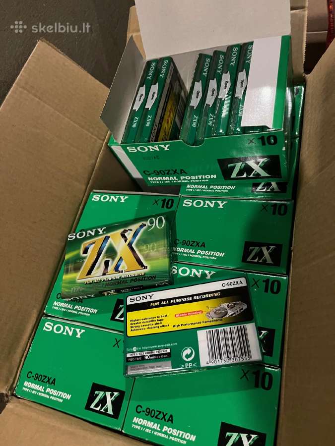 Naujos Sony audio kasetės - nuotraukos Nr. 2
