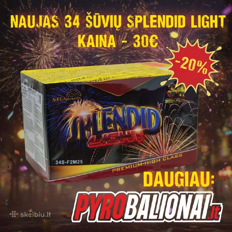 Pigiausi! Naujausi! Fejerverkai Kaune ! - nuotraukos Nr. 2