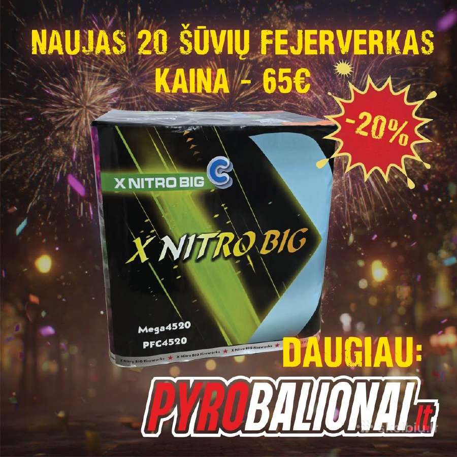 Pigiausi! Naujausi! Fejerverkai Kaune ! - nuotraukos Nr. 3
