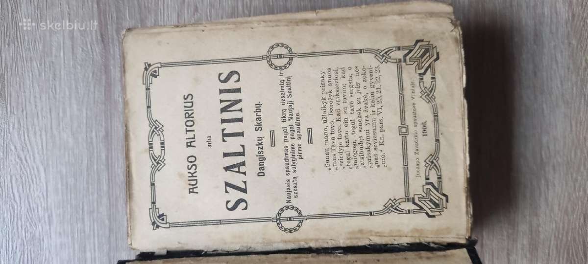 1906m. Aukso Altorius antikvarinė-kolekcinė - nuotraukos Nr. 5