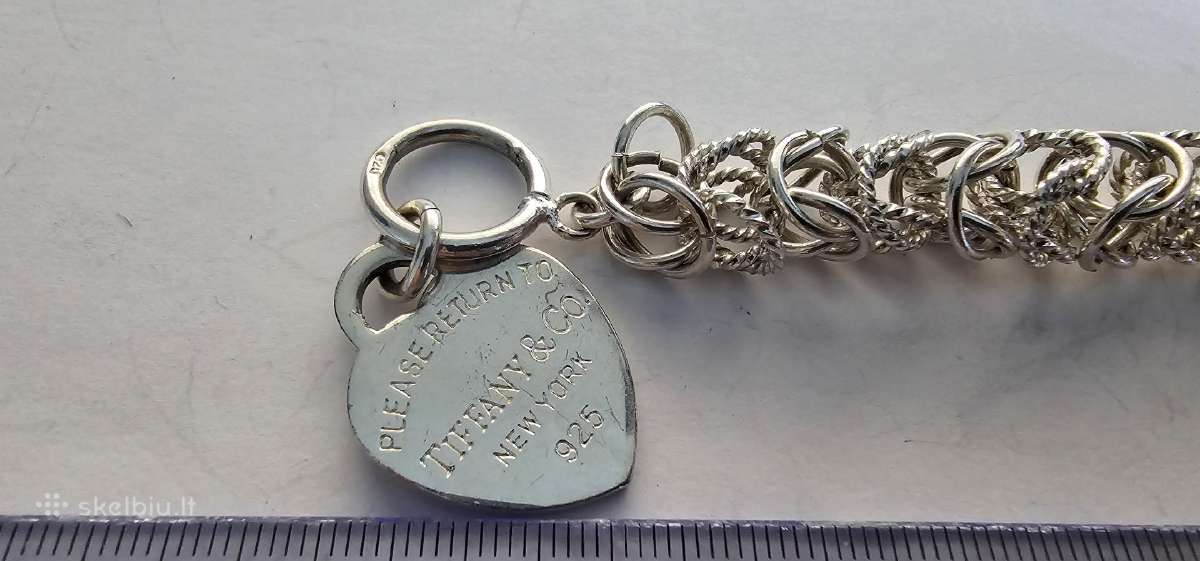 Sidabrine apyranke Tiffany & Co 925 praba - nuotraukos Nr. 2
