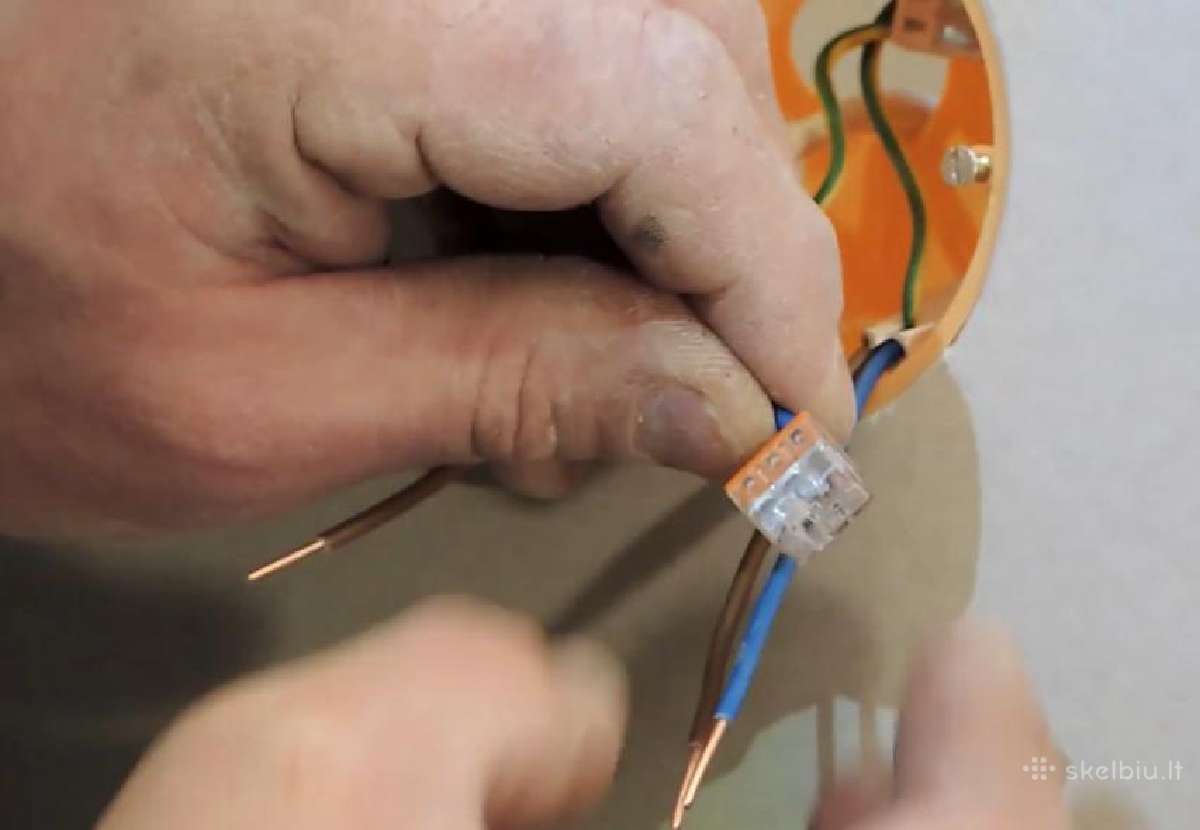 Taisau elektros rozetės ir pajungiu lempas 230v. - nuotraukos Nr. 2