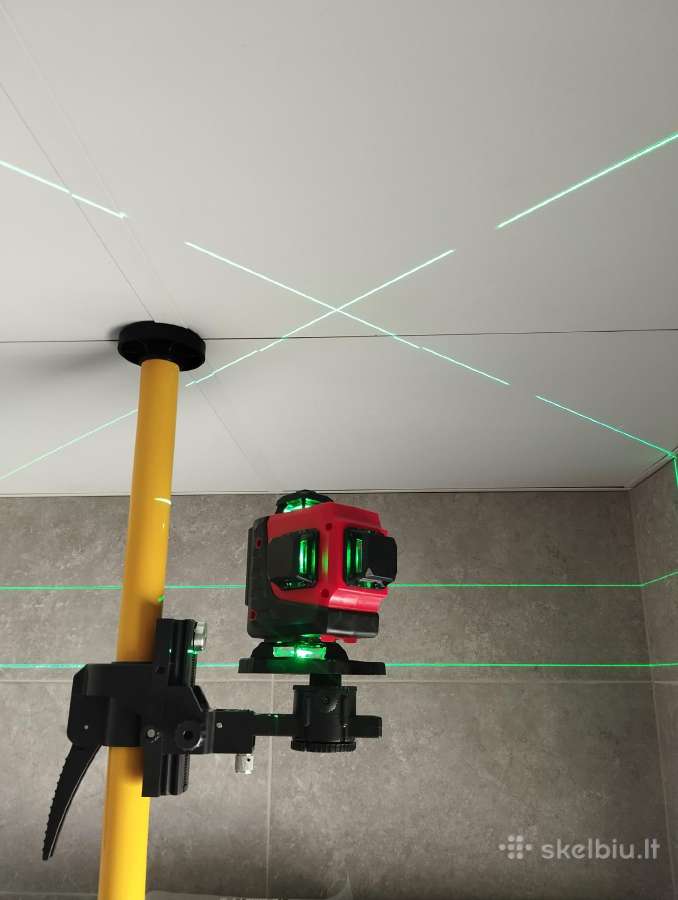 Lazerinis nivelyras žalias 4d - nuotraukos Nr. 5