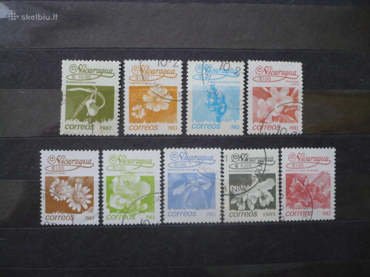 1983 - 87 m. gėlės