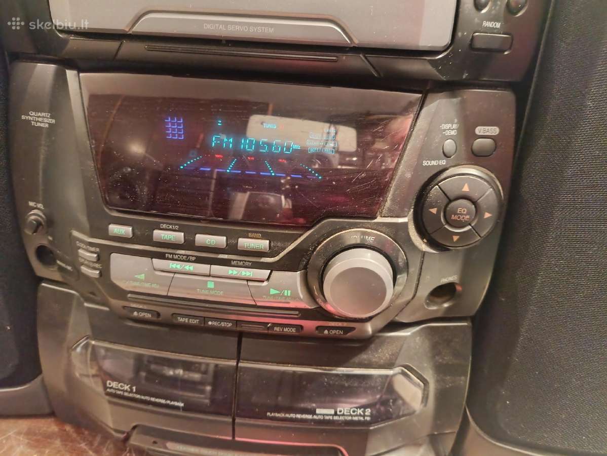 Panasonic Muzikinis, Centras CD,fm,aux,mc - nuotraukos Nr. 9