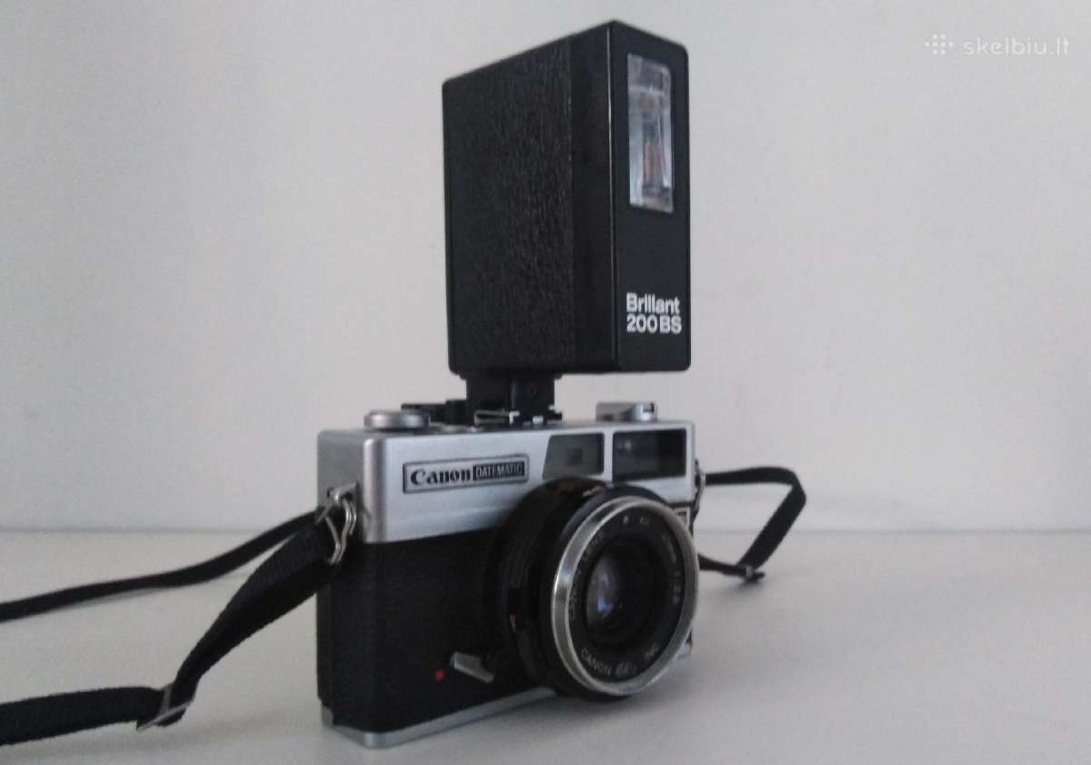 Canon Datematic juostinis fotoaparatas 1974 m. - nuotraukos Nr. 7