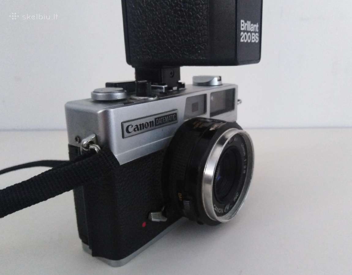 Canon Datematic juostinis fotoaparatas 1974 m. - nuotraukos Nr. 10