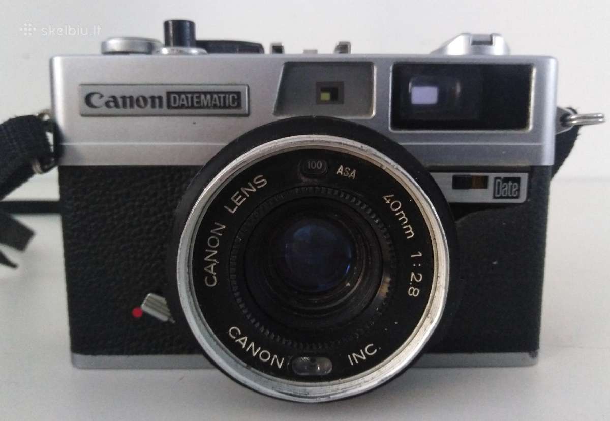 Canon Datematic juostinis fotoaparatas 1974 m. - nuotraukos Nr. 4