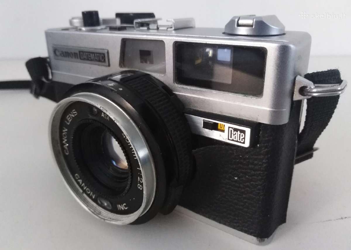 Canon Datematic juostinis fotoaparatas 1974 m. - nuotraukos Nr. 6
